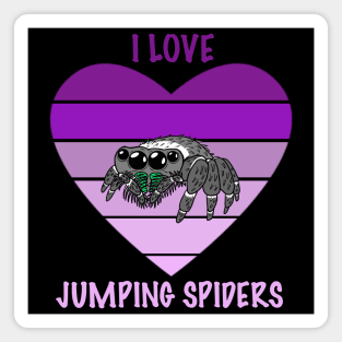 I Love Jumping Spiders Magnet